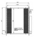 Радиатор кондиционера HONDA JAZZ/FIT 2001-2003